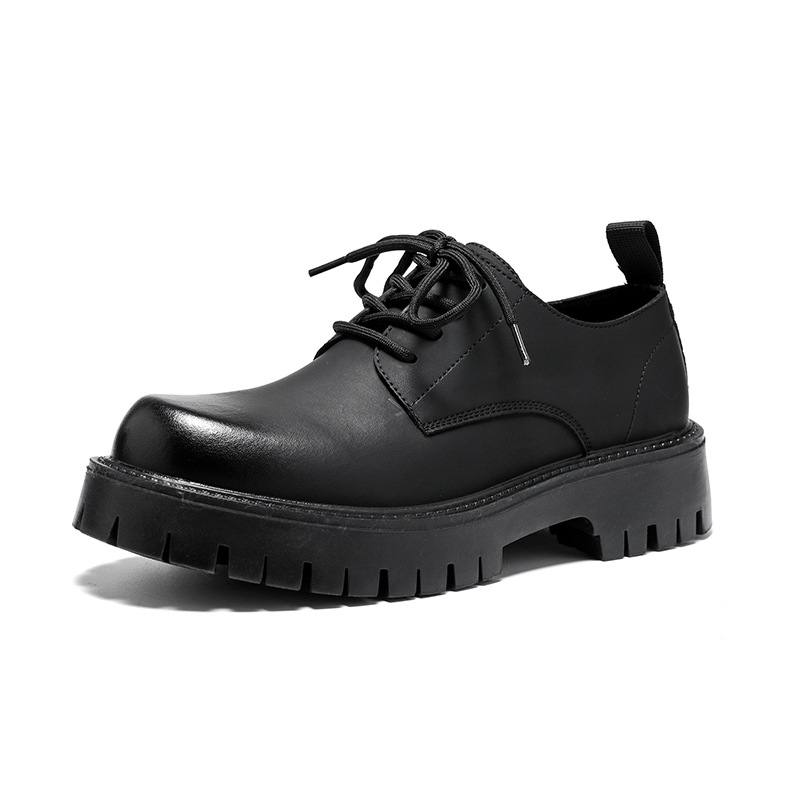 Leather Shoes Men's 2023 New Spring Casual Business Dress British Handsome Low cut Martin Boots 4135-R_voghion.com