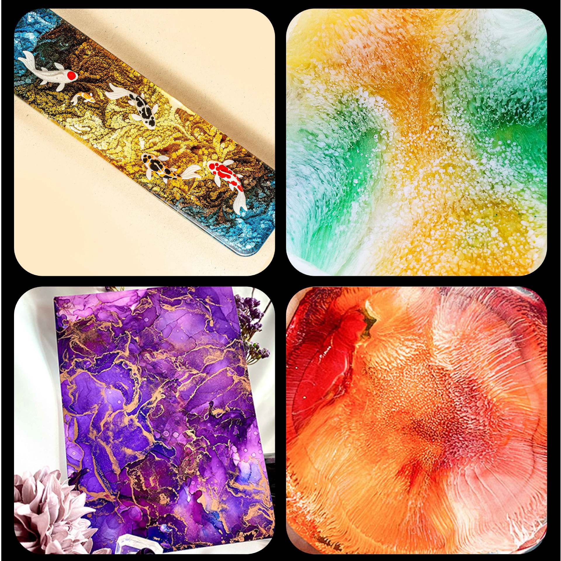 Cross border Amazon 26 color crystal drop glue diffusion gold silver precision 3D blending fluid pig