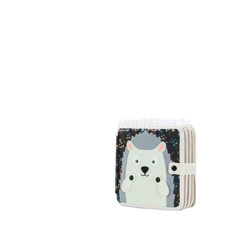 comercio exterior transfronterizo niños tablero de aprendizaje de fieltro educación temprana juguetes de rompecabezas plegables dibujos animados animales libros tranquilos al por mayor