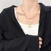 Golden coins, necklace, universal detachable chain for key bag , internet celebrity, simple and elegant design