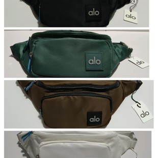 Alo Yoga New Simple Fashion Sports Waist Bag Crossbody Bag Multi-Functional Large Capacity Chest Bag Mobile Phone Bag