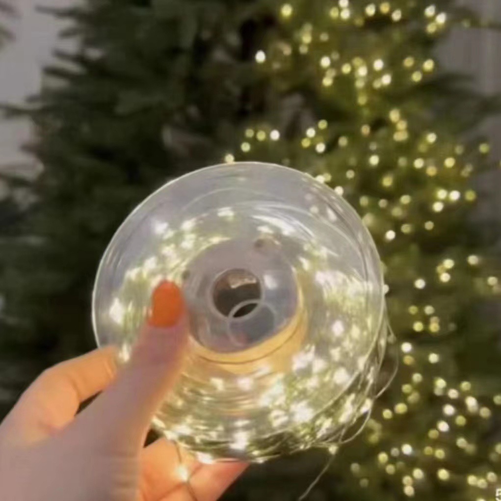 Luces de Navidad, luces intermitentes, luces de cadena, estrellas, luces de estrellas, luces de colores, luces de ambiente de campamento, luces decorativas, luces alrededor del árbol