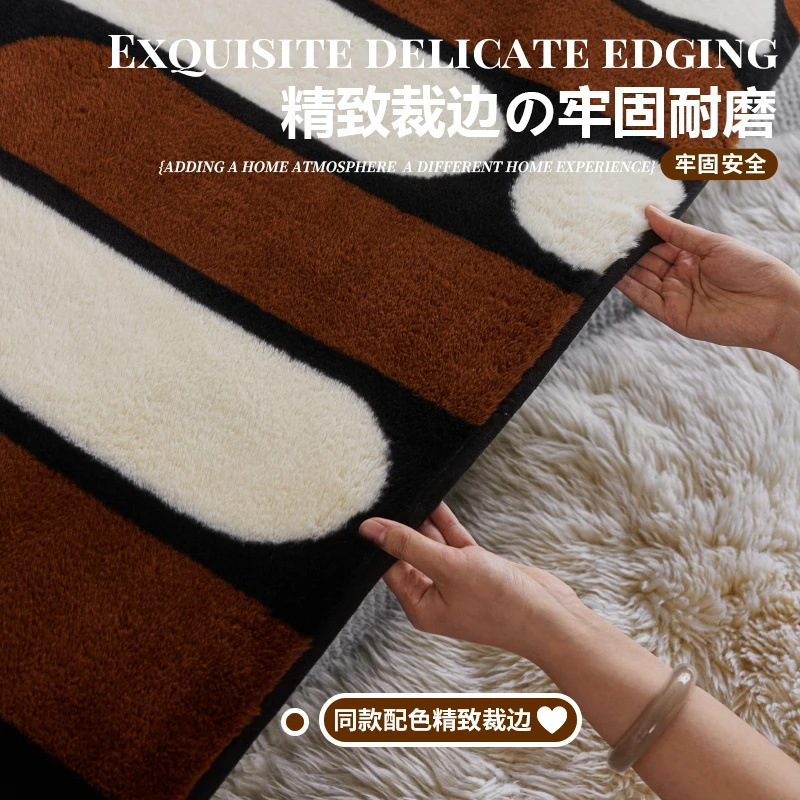 Conejo de peluche 2024 nuevo cojín de sofá otoño y invierno lujoso sofá de piel de alta calidad cojín especial de invierno cubierta de tela