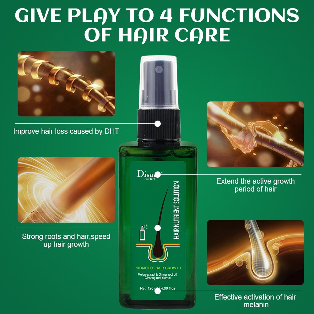 Long DisaarHair growth lotion spray Nourishing scalp hair firming and strengthening care liquid_voghion.com