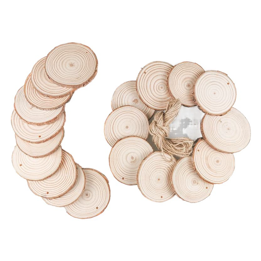 Круглая щепа ежегодное кольцо оригинальная щепа сосновая щепа Живопись Ручная роспись деревянная доска DIY материал ручной работы живопись украшение оптом