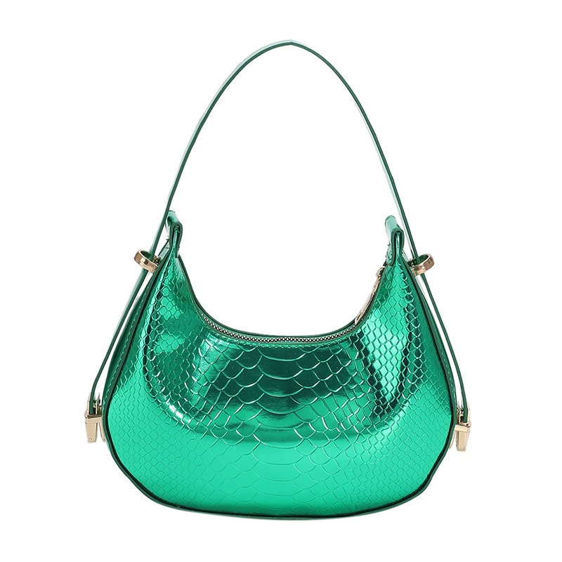 Сумка через одно плечо, модная shoulder bag, корейский стиль, коллекция 2023, крокодиловый принт