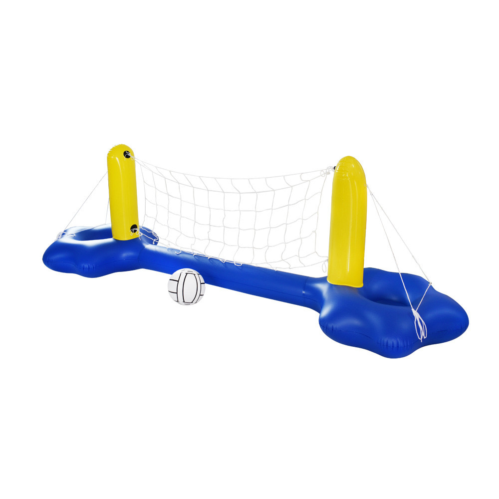 Fabricantes de pvc inflables rack de voleibol adultos niños rack de voleibol acuático rack de baloncesto juguetes de agua