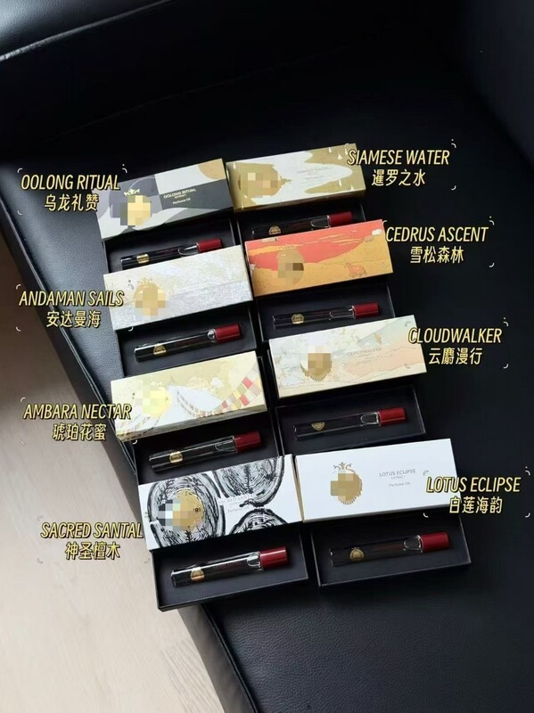 Thailand Pan Roll-On Perfume Oil Thai Fragrance 10ml Andaman Sea Amber Floral Honey Cedar Forest Scent Aesop
