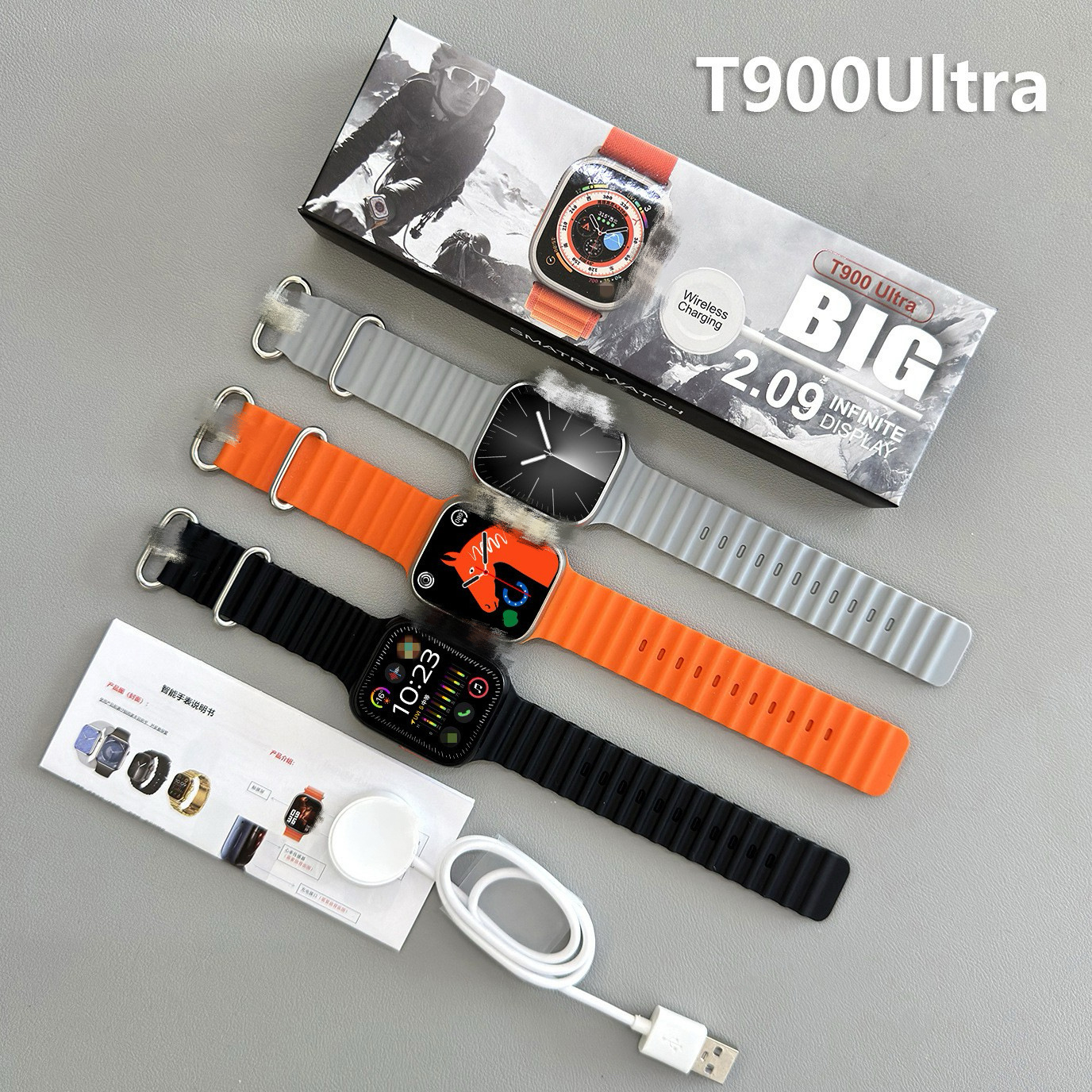 Huaqiangbei S10Ultra Smart Watch T900Ultra2 Cross-Border S9Ultra Bluetooth Call Men's Watch
