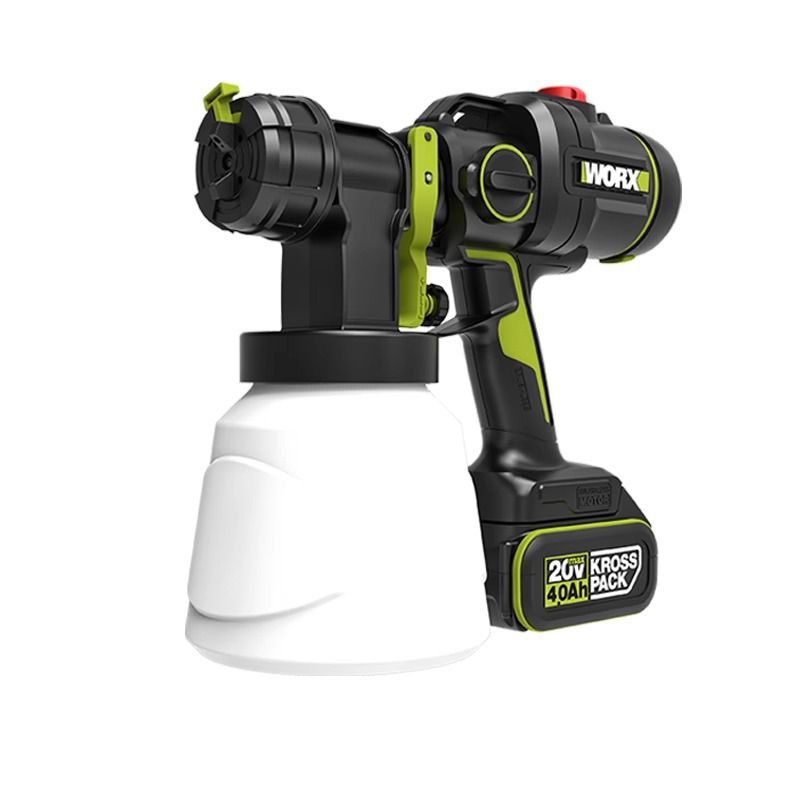 威克士电动喷漆枪WU056小型喷漆机锂电喷枪油漆乳胶漆涂料喷涂机