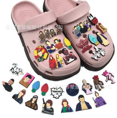 奇怪物语洞洞鞋鞋花鞋扣装饰扣PVC软胶鞋饰配件跨境批发|ms