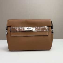 新款邮差包togo皮凯莉包头层牛皮钢五金单肩女包时尚斜挎包