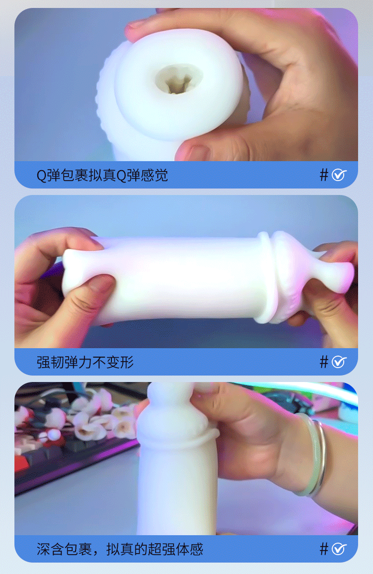 Jiuai Milk Bottle Male Masturbator Cup, TPE+ABS, Manual Control, Adult Men’s Pleasure Toy — detail image 13