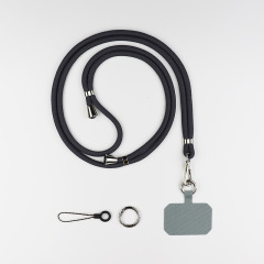 携帯電話のストラップの首の斜めのショルダーは背もたれが伸縮できます。