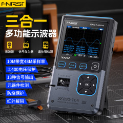 FNIRSI DSO-TC4三合一オシロスコープトランジスタ検出器信号発生器10m帯域防焼