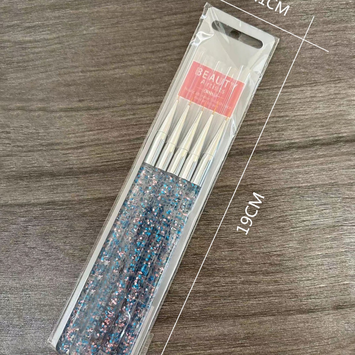 Juego de bolígrafos de uñas de Amazon de venta caliente transfronteriza 5 bolígrafos de hilo juego de herramientas de uñas