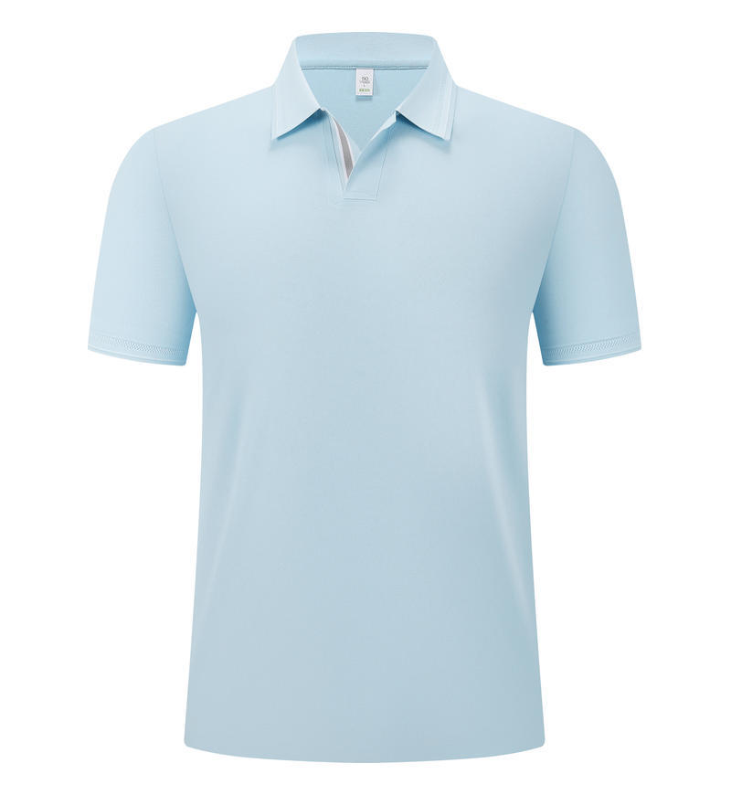 170 g de brocado de amoníaco secado rápido cuello gaviota polo camiseta personalizada supermercado café ropa de trabajo ropa de trabajo impresa bordada LOGO