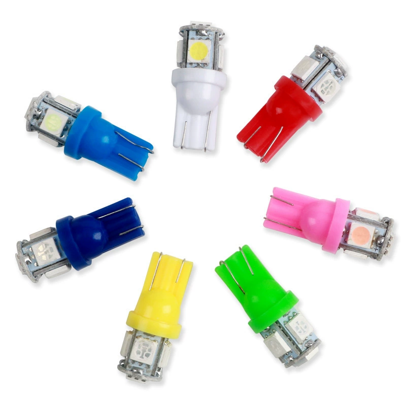 Автомобильная лампа T10 5050 5smd ярко светит лампа мотоцикла фары W5W 12V подсветка для номера