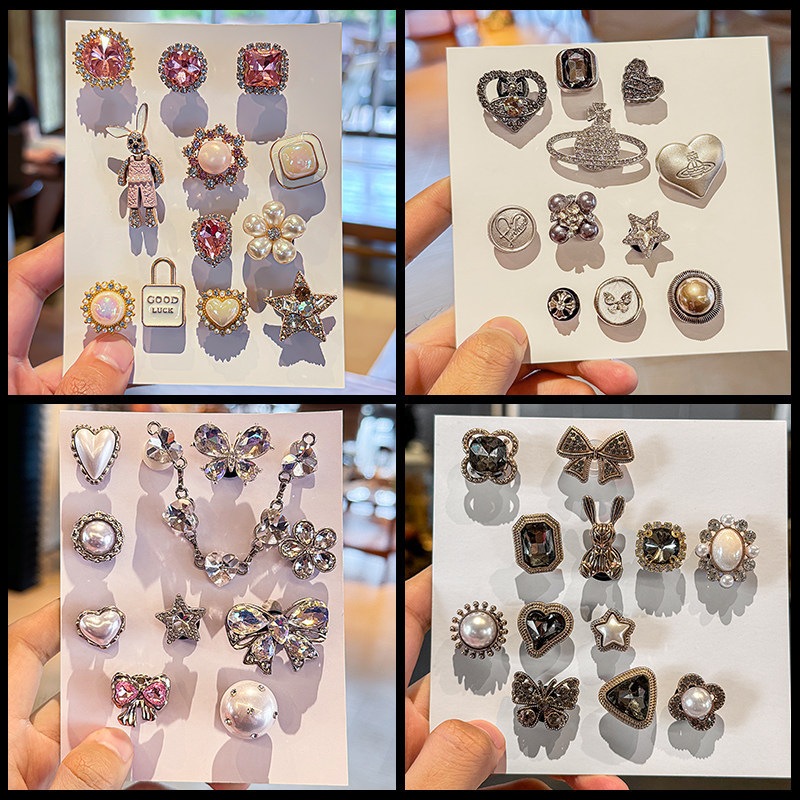 Crocs Shoe Accessories with a High-End Feel, Metal 3D Shoe Charms Compatible with Crocs, Decorative DIY Shoe Buckles Crocs Shoe Accessories with a High-End Feel, Metal 3D Shoe Charms Compatible with Crocs, Decorative DIY Shoe Buckles