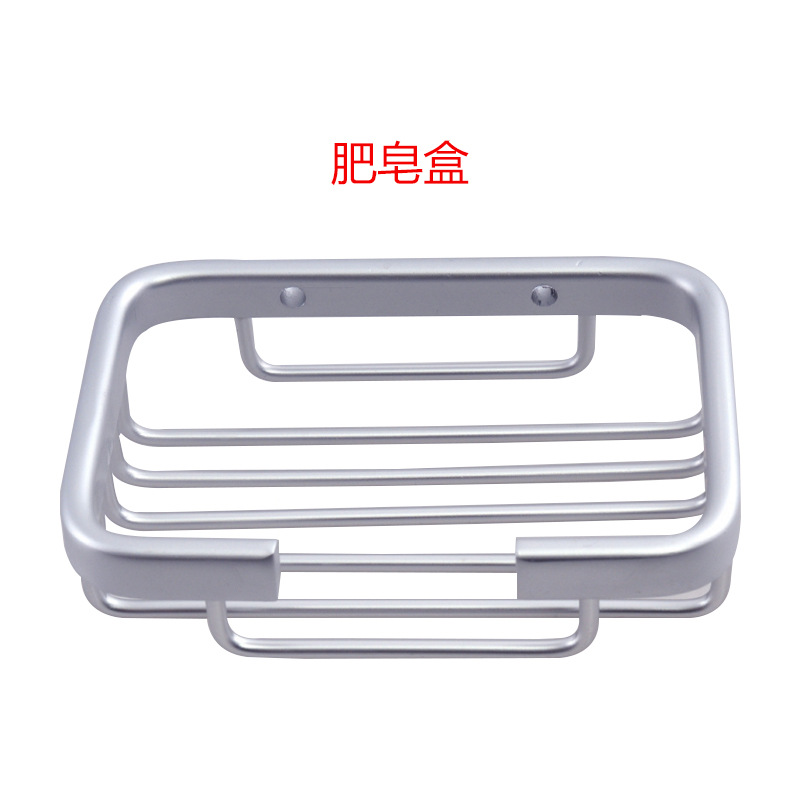 Espacio de aluminio doble capa plegable toallas móviles estante de toallas de baño sin perforación estante de ingeniería al por mayor