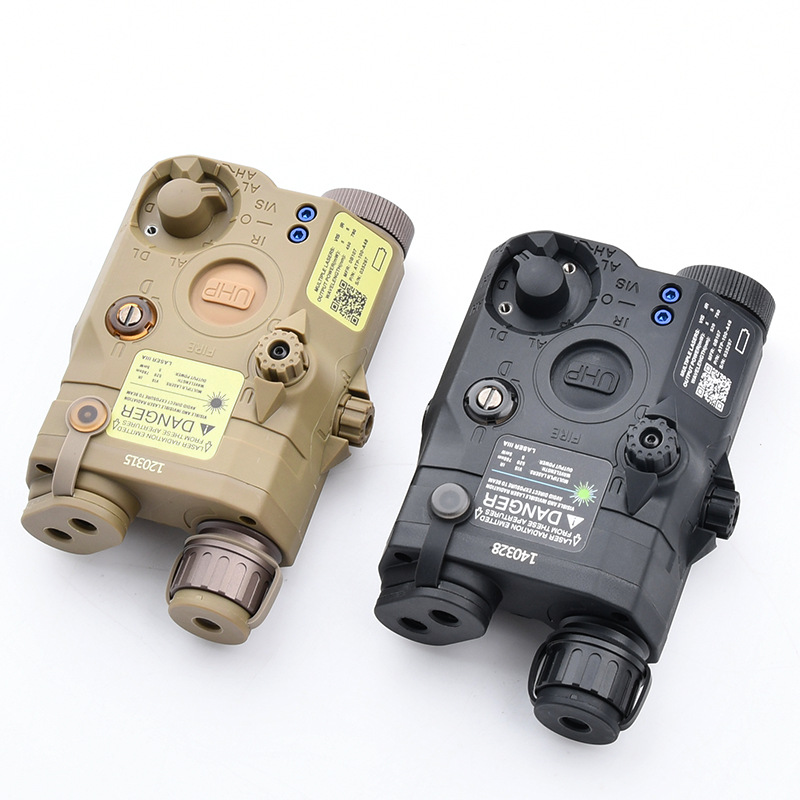Peq-15 Tactical Laser Pointer Led Strong Light Flash Lighting Ir Red, Green and Blue Laser Battery Box Overseas Version