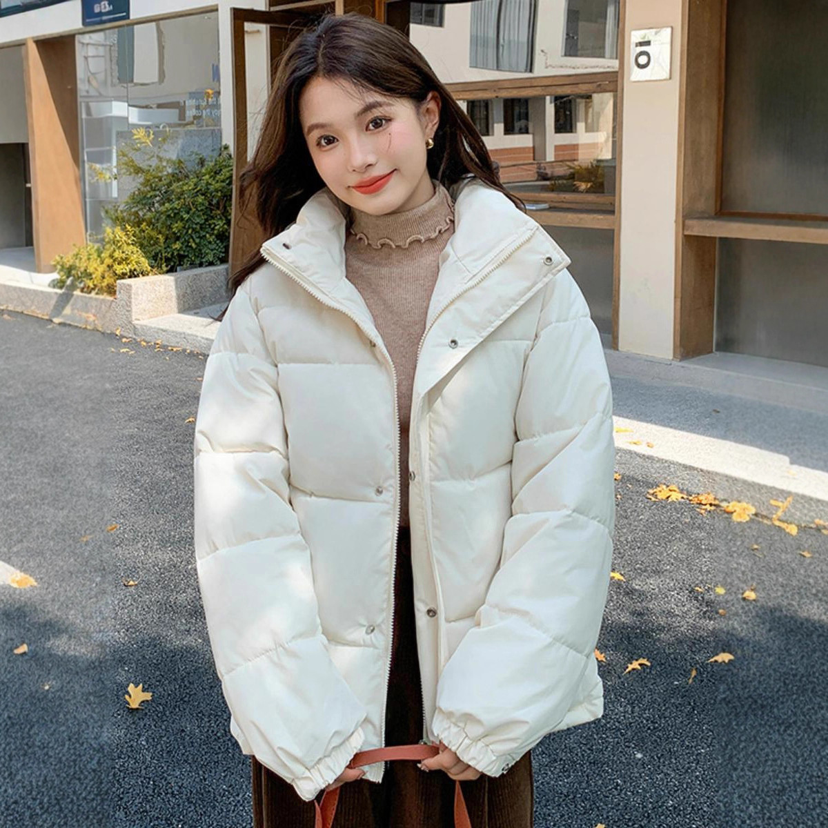 正品反季棉服女短款冬季2025年新款棉衣加厚面包服宽松棉袄外套女