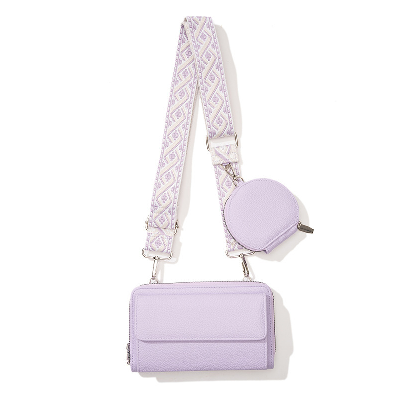 2024 nuevo bolso para teléfono móvil INS diseño de nicho bolso de mensajero de un solo hombro bolso para teléfono móvil bolso multifuncional de banda ancha