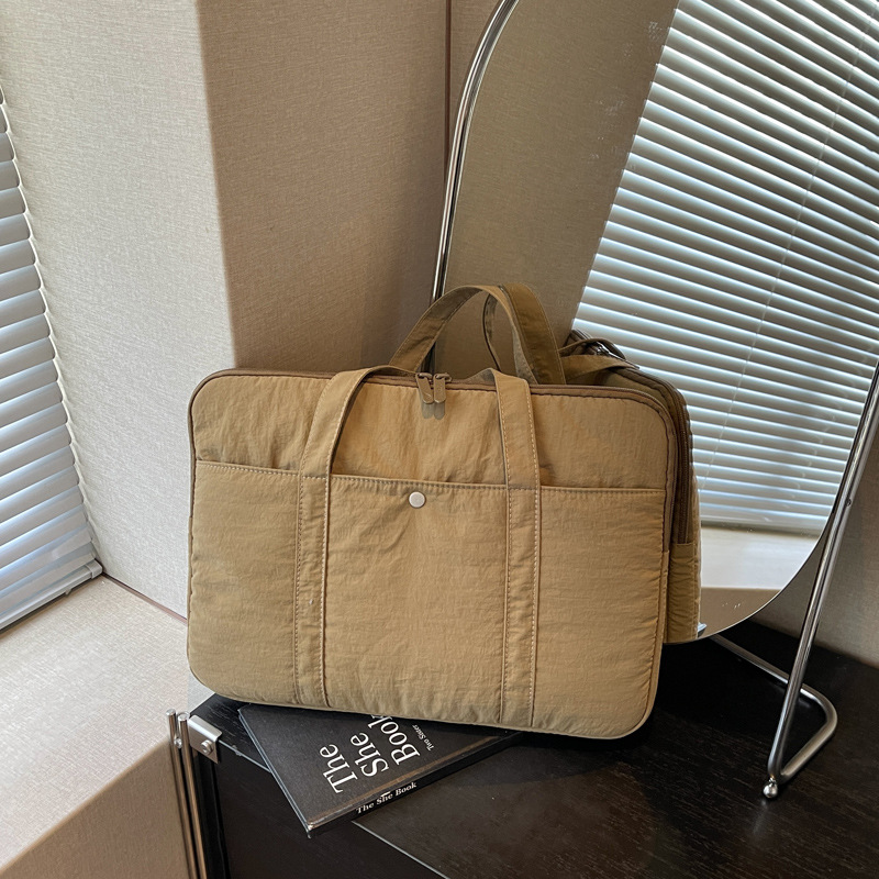 Korean-style simple new hand-held laptop bag, tablet protective bag, large-capacity commuter briefcase, document bag, tote bag