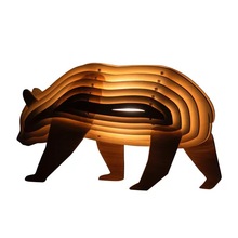 跨境电商MEETINGLAND遇见大陆动物木质创新小夜灯摆件家居装饰品