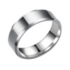 Glossy ring stainless steel, polishing cloth, accessory, European style, 8mm, mirror effect