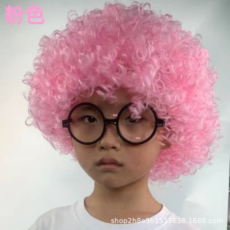 小丑假发爆炸头学校运动会幼儿园活动婚庆节日节目表演材料|undefined
