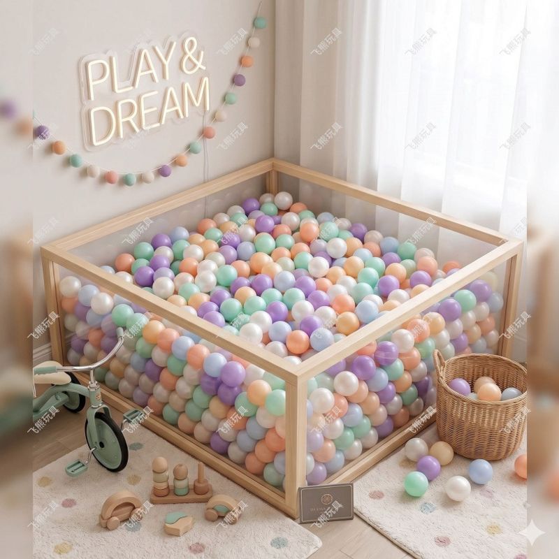 Ocean ball for babies, chewable children's kindergarten toy ball, odorless bubble ball, indoor small colorful ball, educational early learning toy