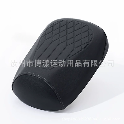 National standard thickened leather sun-proof and waterproof electric seat cushion cover for electric scooters, Aima Green Source (Electric car cushion) - black-front-seat-new-national-standard
