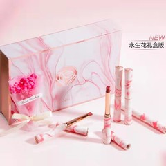 Rose pink mist small tube lipstick velvet matte matte color silver wing lipstick makeup