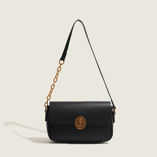 This Year's Popular Bags for Women 2025 New High-End Retro Shoulder Bag Versatile Chain Armpit Bag Small Square Bag