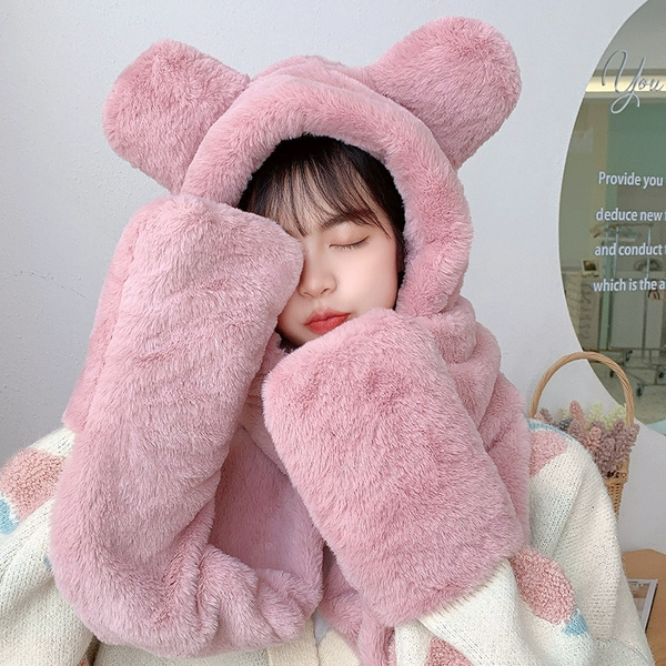 Warm bear -bean paste powder