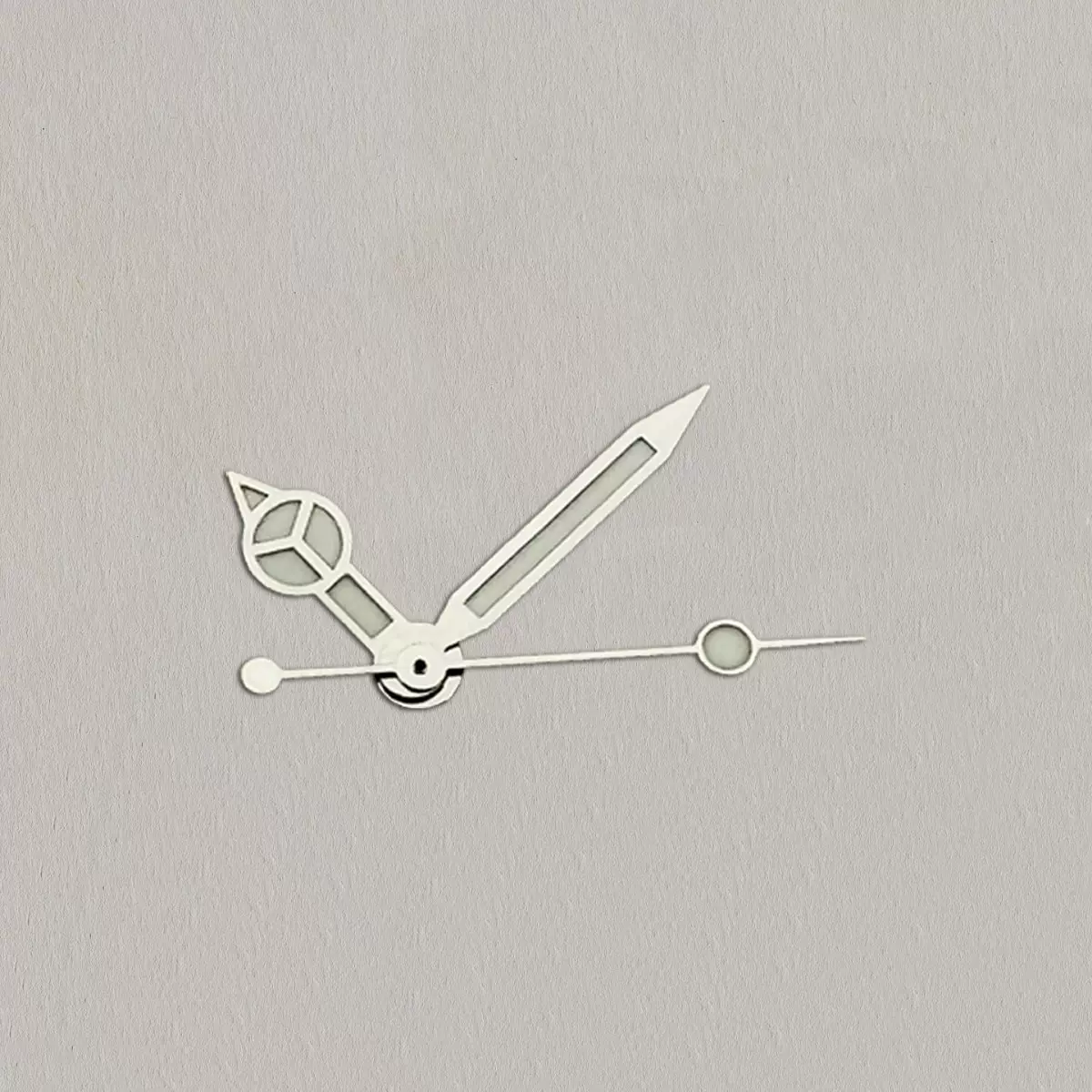 【工厂直销】手表配件适配精工机械奔驰指针冰蓝夜光适装NH35机芯