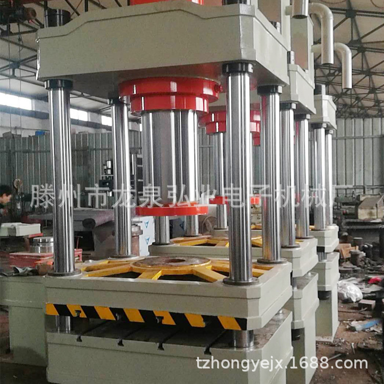 Four-column three-beam hydraulic press 100T is widely used to press gold, silver, Tea Cake, tea grains and other utensils Four-column three-beam hydraulic press 100T is widely used to press gold, silver, Tea Cake, tea grains and other utensils