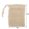 Organic mesh bag, soap for bathing, cotton and linen