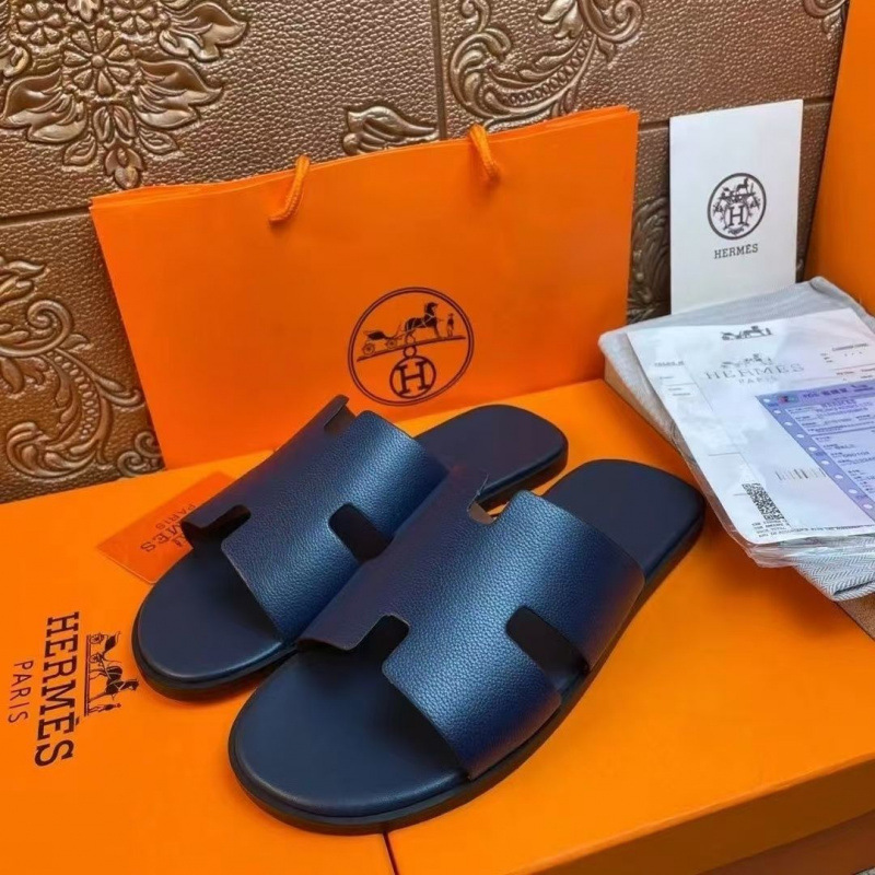 진한 파란색 손바닥 인쇄