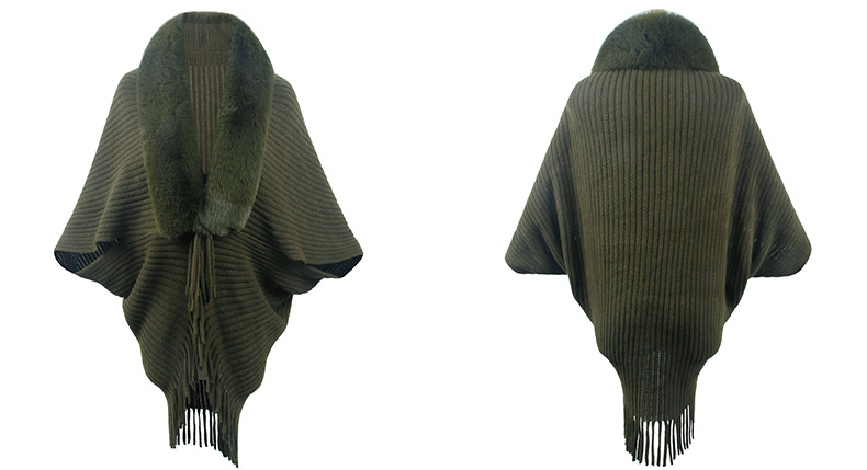 Polyester Material Solid Color Pattern Winter, Spring, Autumn Season Women's Streetwear Solid Color Polyester Tassel Shawl