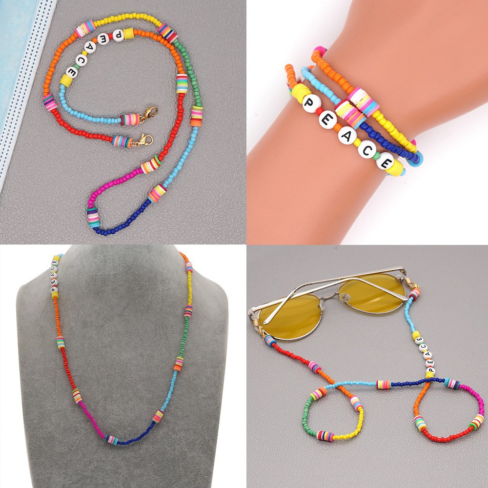 Multifunctional Beaded Non-slip Glasses Chain display picture 1