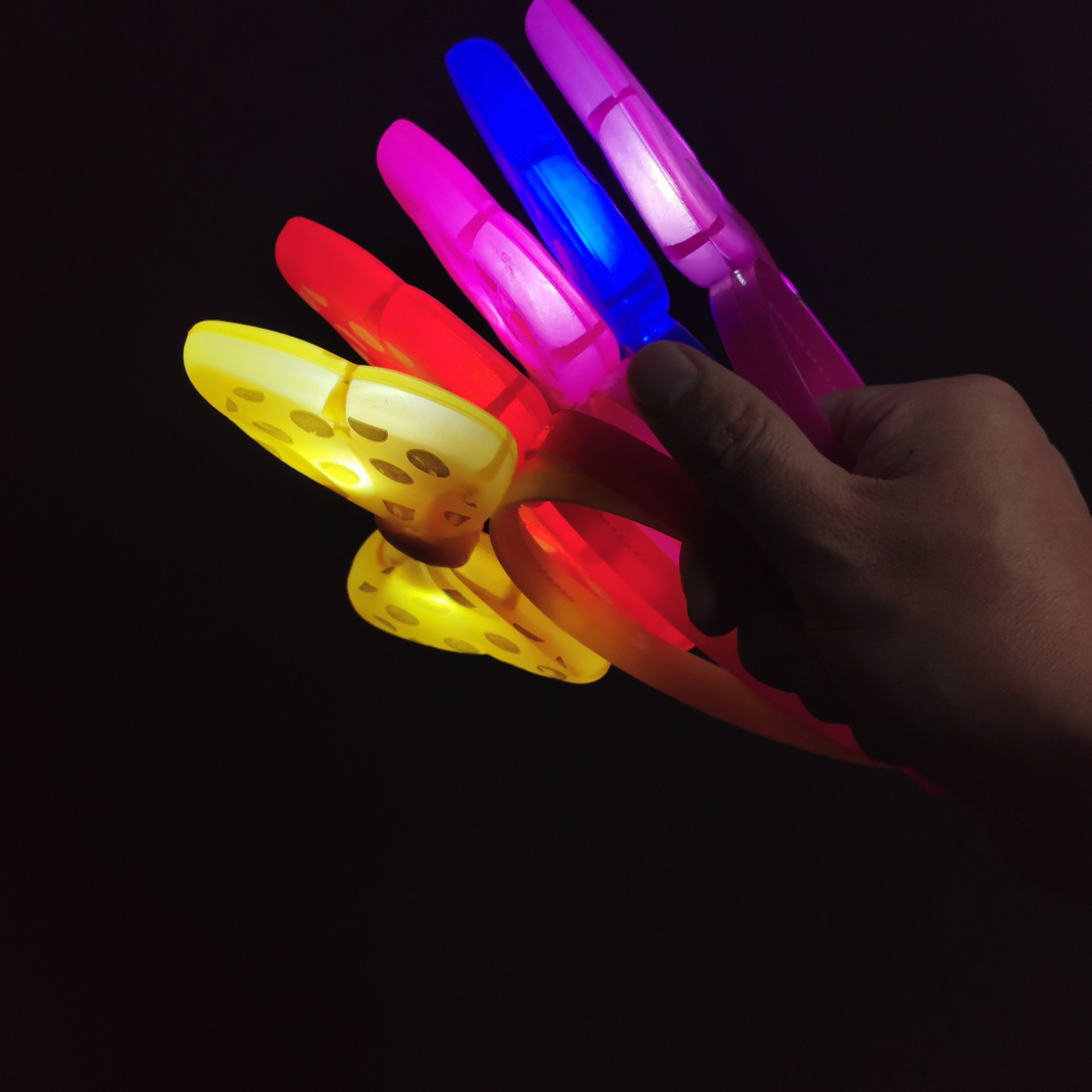 Halloween brillante buey cuerno de ciervo cuerno de gato oídos arco corona corona corona logotipo de impresión de cabello brillante transfronterizo