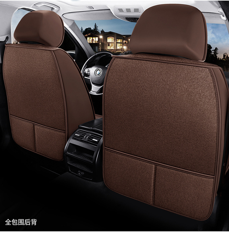 Car Seat Covers, Linen Car Mats, New Models for All Seasons, Fully Enclosed Seat Covers, Factory Direct Sales, Seat Cushions, Car Accessories
