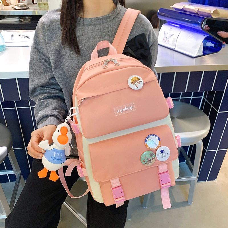 Set, school bag, shoulder bag, backpack, 4 piece set, for secondary school, for students, wholesale