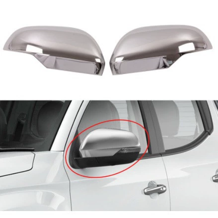 Подходит для Mitsubishi TRITON L200 2019-2022, накладка на зеркало заднего вида, накладка на зеркало заднего вида PAJERO Jinchang, хромированная ABS-пластиковая накладка.