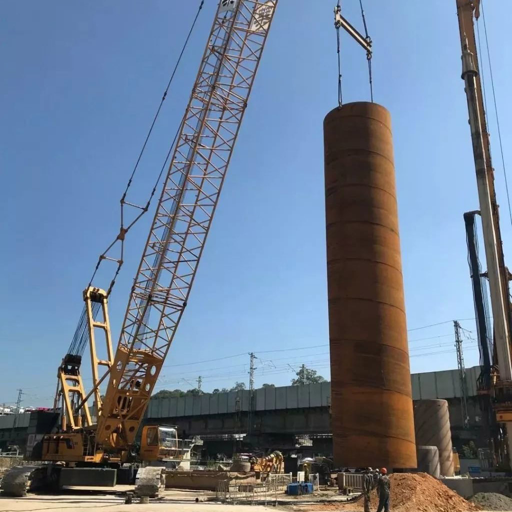 崇左碳素焊接钢管 1米钢护筒价格多少钱一米厂家供应/朗迅钢铁