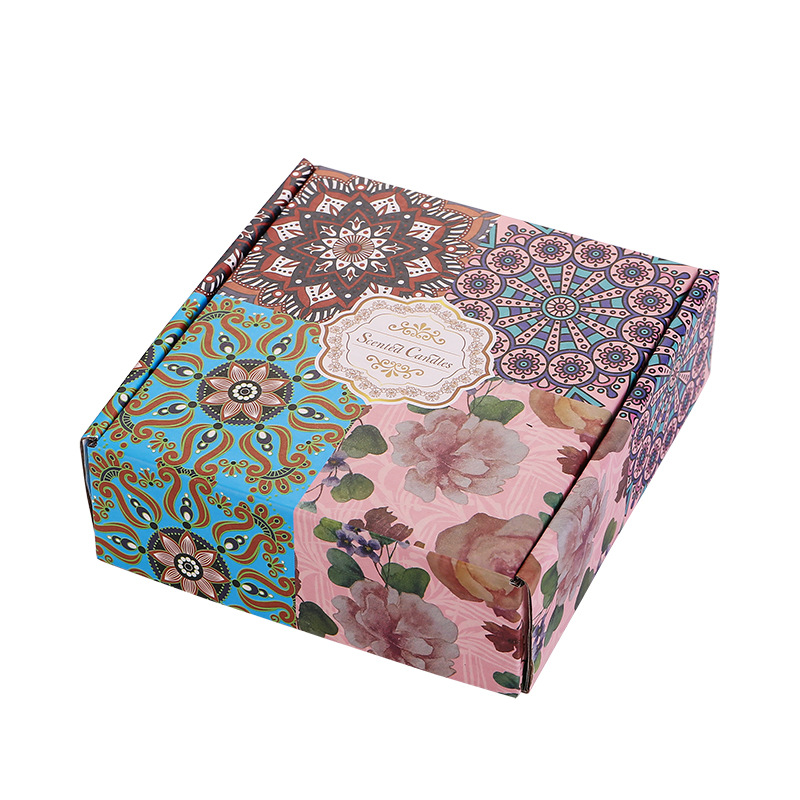 Velas de aromaterapia, ambiente, decoración de fragancias para el hogar de larga duración en interiores, souvenirs, caja de regalo de velas de flores secas transfronterizas