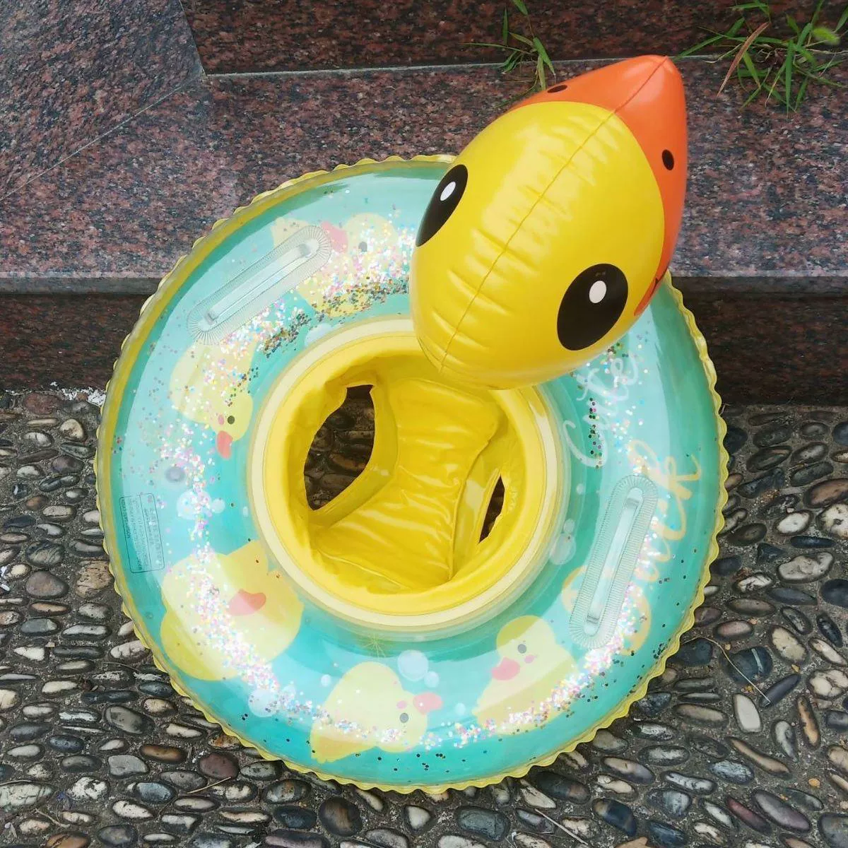 B.Duck, inflatable swimming ring, increased thickness