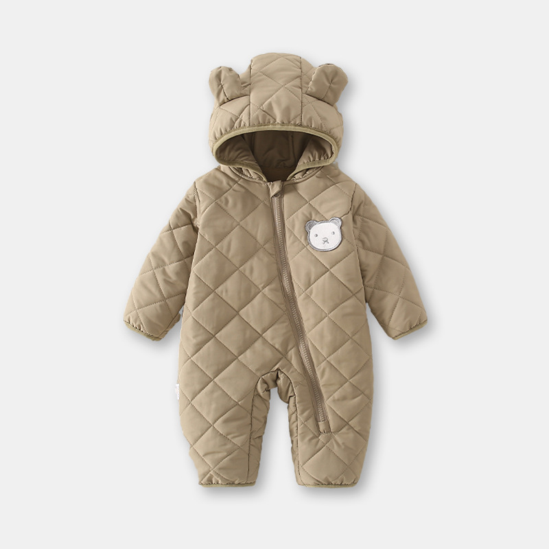Categoría A ropa de invierno para bebés para hombres y mujeres, monos acolchados, ropa de algodón, ropa para gatear para recién nacidos, ropa de algodón cálida para salir
